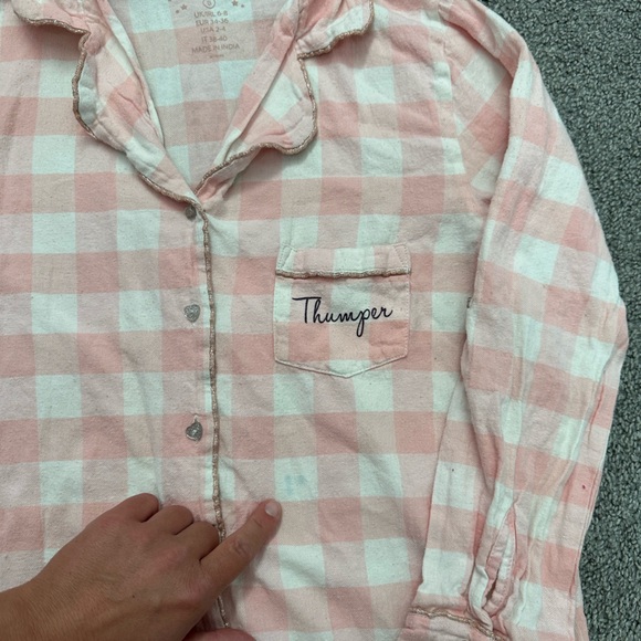 Thumper Bambie Flannel Sleep Shirt Womens Small - Picture 5 of 5